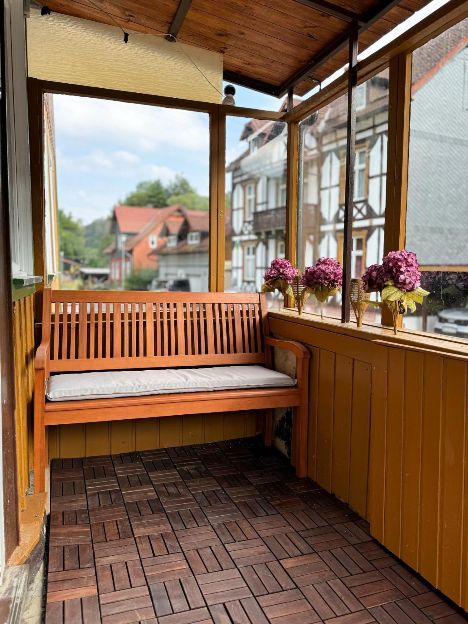 Villa Haus Ludwig - Saniertes Fachwerkhaus Im Harz - 12 Personen Thale Exterior foto