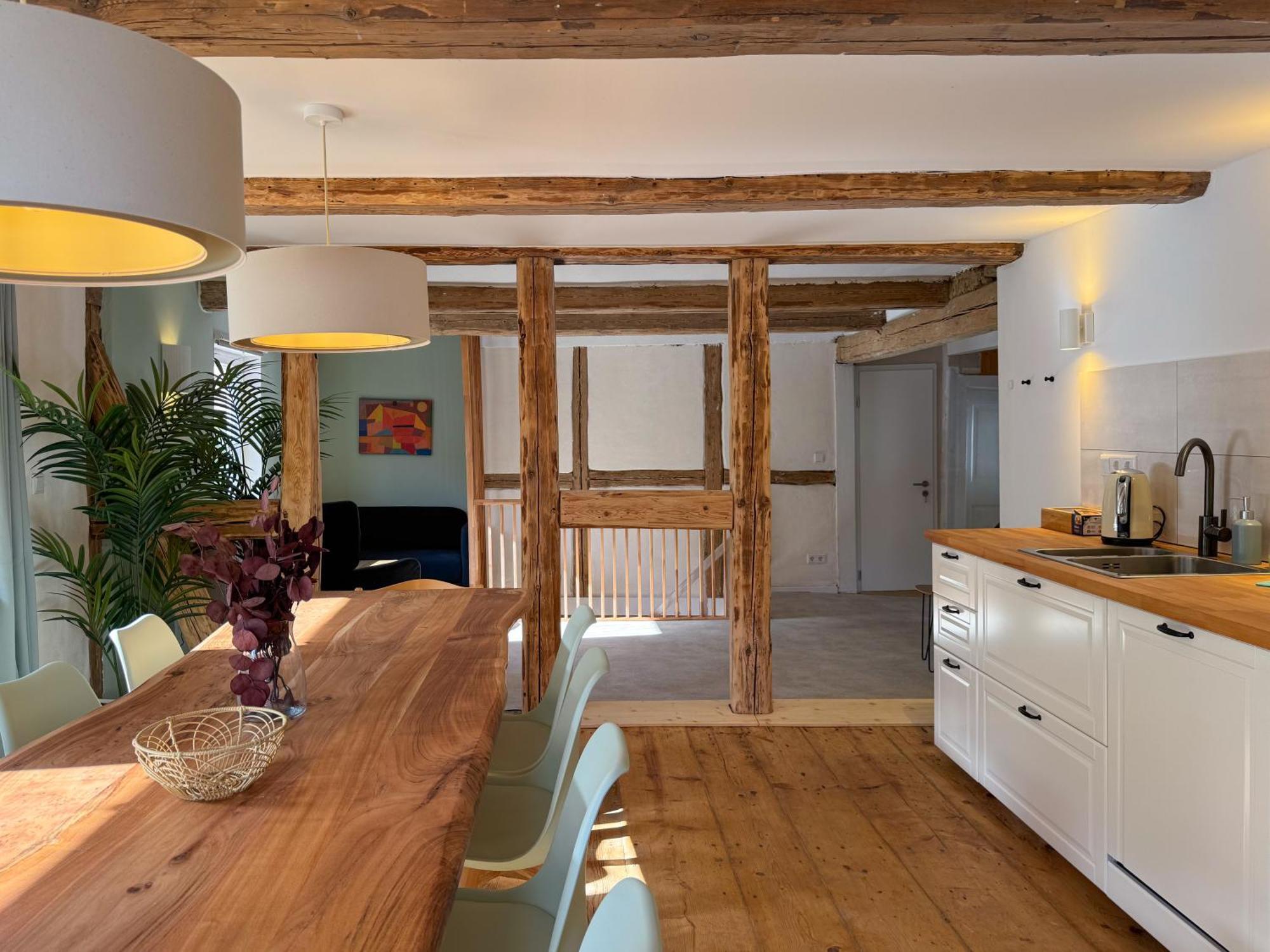 Villa Haus Ludwig - Saniertes Fachwerkhaus Im Harz - 12 Personen Thale Exterior foto